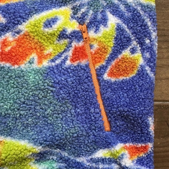 NEW Disney Hoodie Adult Medium Blue Green Avatar Pandora Animal Fleece Parks - Picture 7 of 8